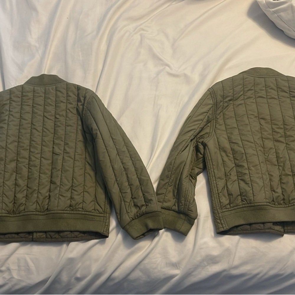 Kids green polo jackets 4T